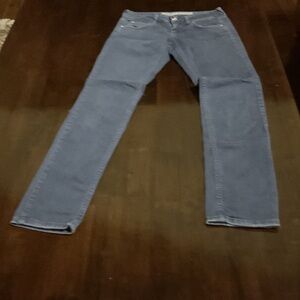 Denim Blue Straight Leg Women's Jeans